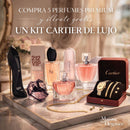 COMPRA 5 PERFUMES PREMIUM Y LLÉVATE GRATIS UN KIT CARTIER DE LUJO: 2 PULSERAS CARTIER (LOVE + PULSERA GRUESA) + CADENA + RELOJ PANTHÈRE + PENDIENTES - CIERRE DE LA TIENDA - ENVÍO GRATIS